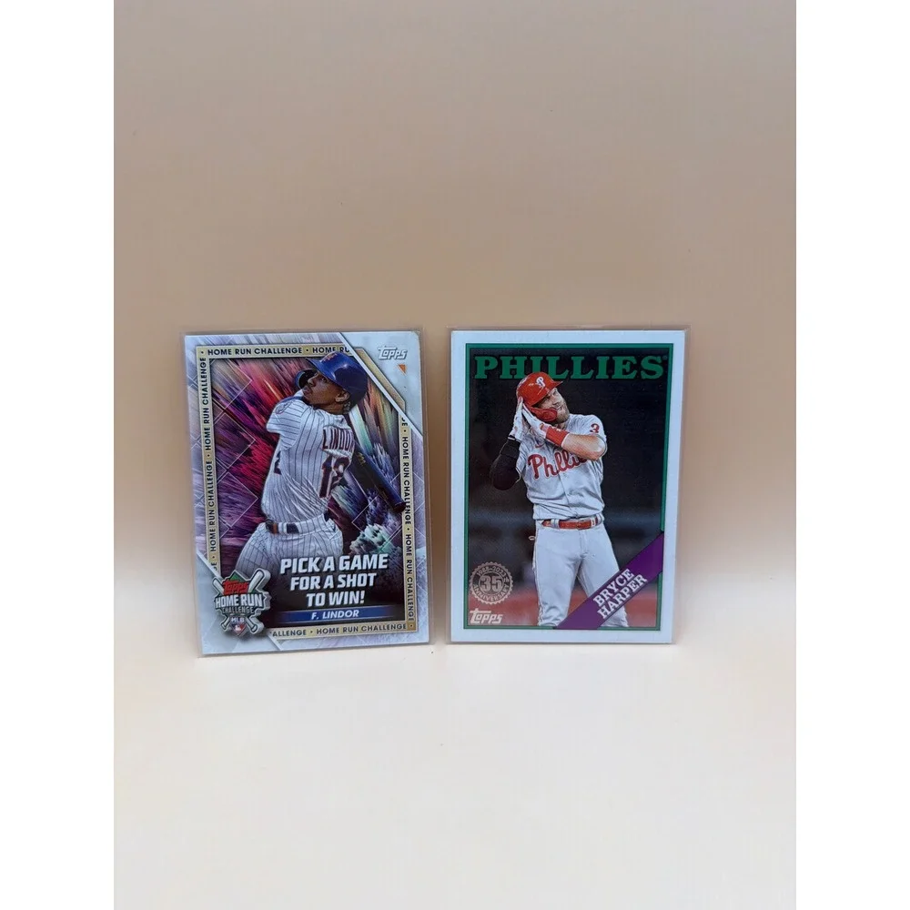 Topps Baseball Card Lot Francisco Lindor HRC Bryce Harper Stars of‎ MLB Heritage